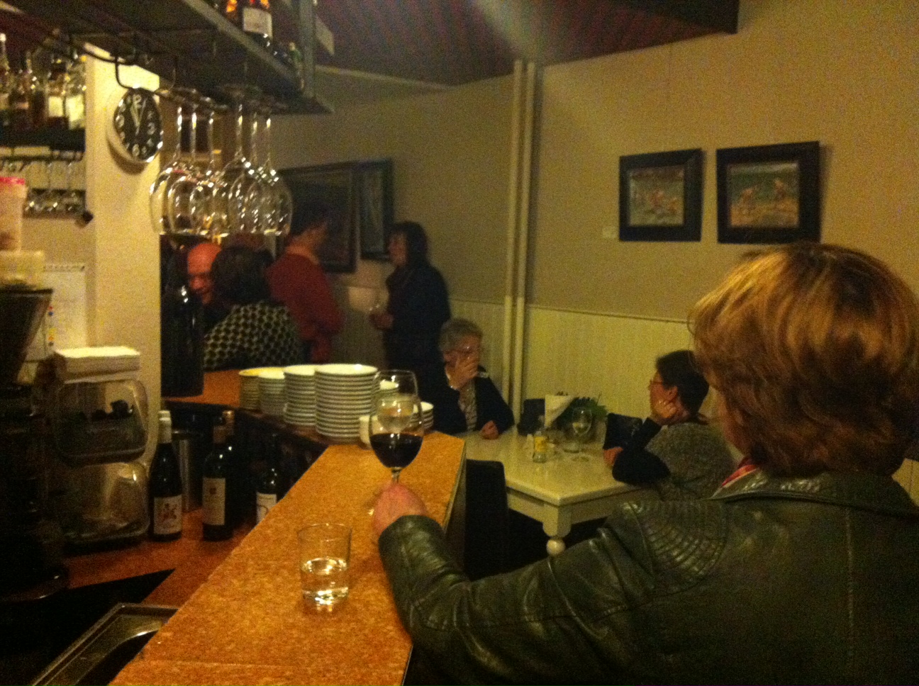 singlecafe in brasserie van Rest.Kawop,Markt 23,Lochem 18-1-14